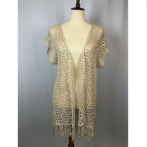 Soft Surroundings SAACHI Crochet Boho Topper OS